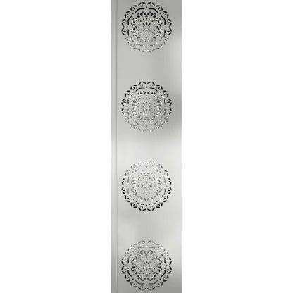 vidaXL Solar LED Pathway Light 2 pcs Warm White 18 x 18 x 80 cm - Silver - 56073