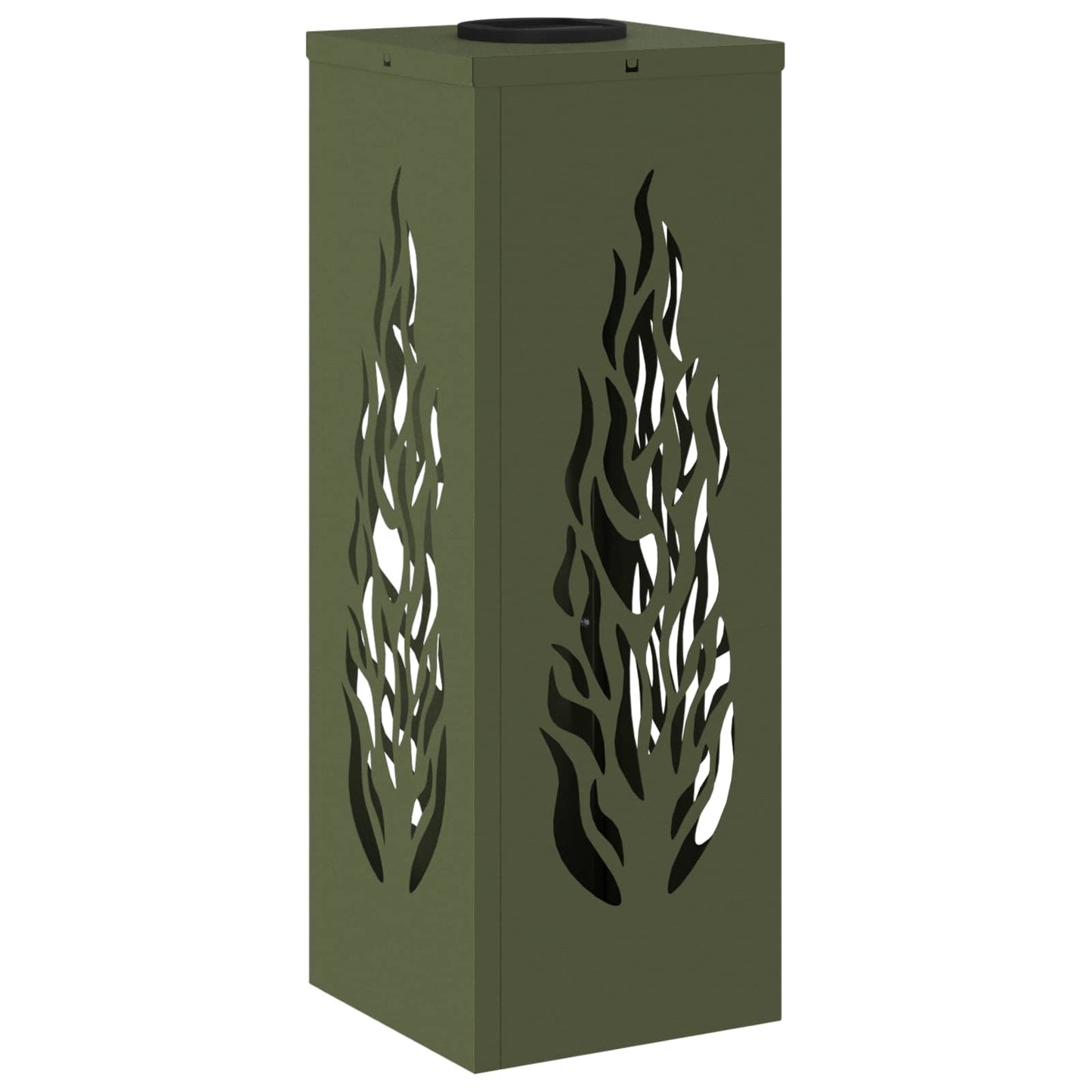 vidaXL Solar LED Pathway Light 2 pcs Warm White 18 x 18 x 50 cm - Green - 56102