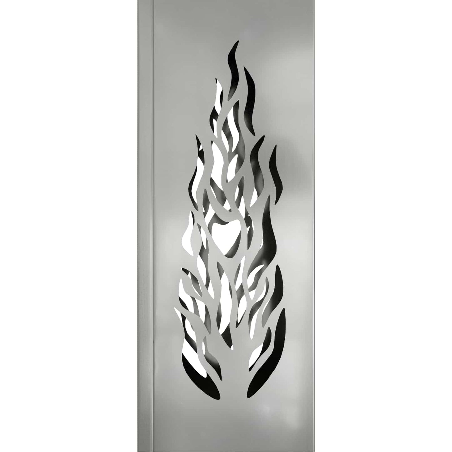 vidaXL Solar LED Pathway Light 2 pcs Warm White 18 x 18 x 50 cm - Silver - 56108