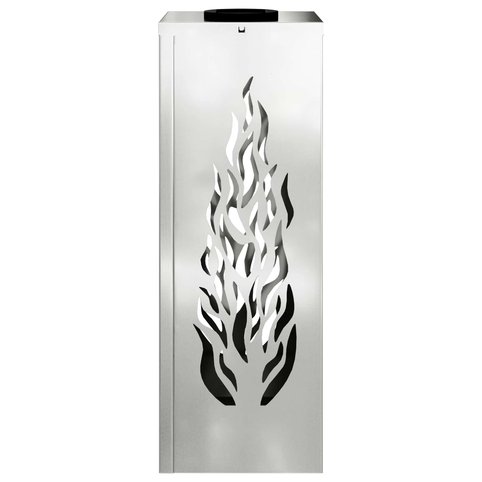 vidaXL Solar LED Pathway Light 2 pcs Warm White 18 x 18 x 50 cm - Silver - 56108
