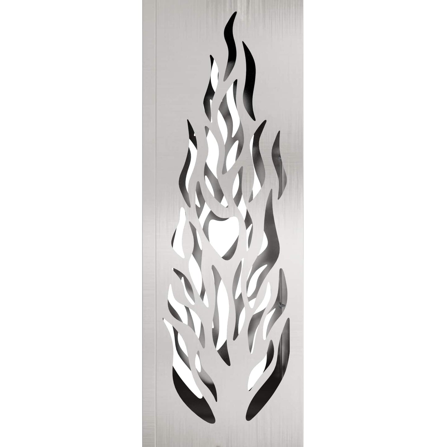 vidaXL Solar LED Pathway Light 2 pcs Warm White 18 x 18 x 80 cm - Silver - 56142