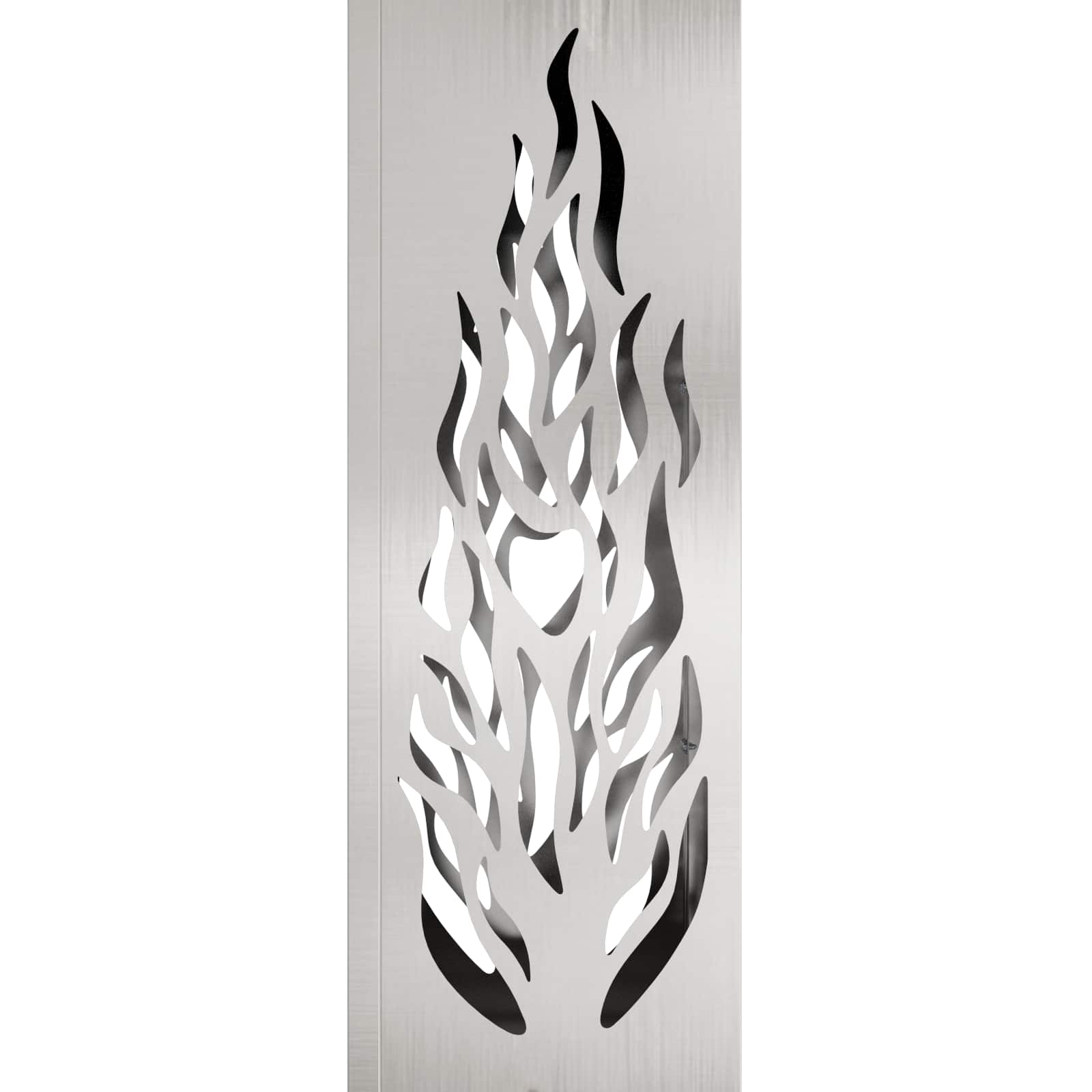 vidaXL Solar LED Pathway Light 2 pcs Warm White 18 x 18 x 80 cm - Silver - 56142