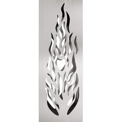 vidaXL Solar LED Pathway Light 2 pcs Warm White 18 x 18 x 80 cm - Silver - 56142