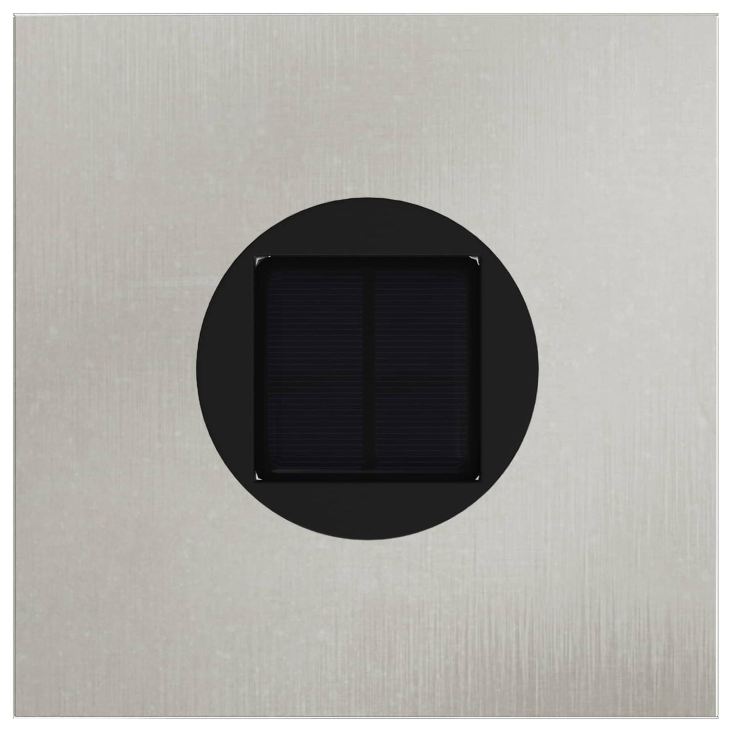 vidaXL Solar LED Pathway Light 2 pcs Warm White 18 x 18 x 80 cm - Silver - 56142