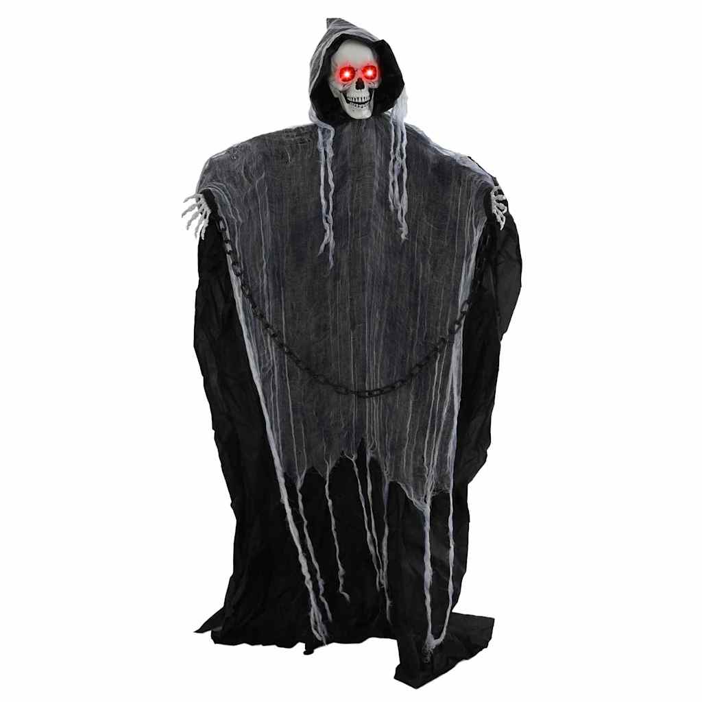vidaXL Halloween Hanging Grim Reaper SPOOKA Black 112 x 164 cm