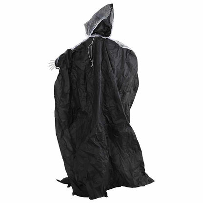 vidaXL Halloween Hanging Grim Reaper SPOOKA Black 112 x 164 cm