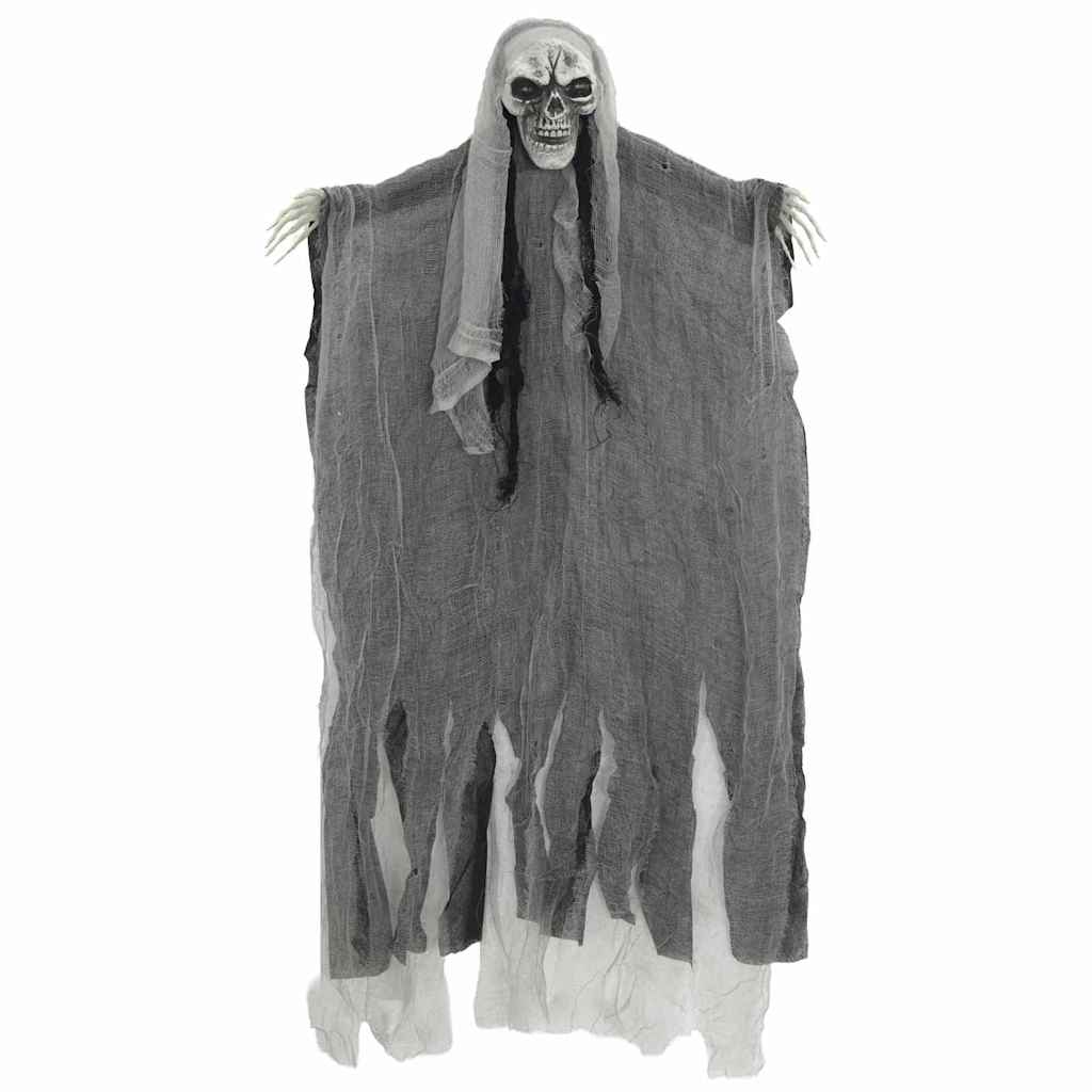 vidaXL Halloween Hanging Ghost 3 pcs Black 66 x 110 cm Polyester
