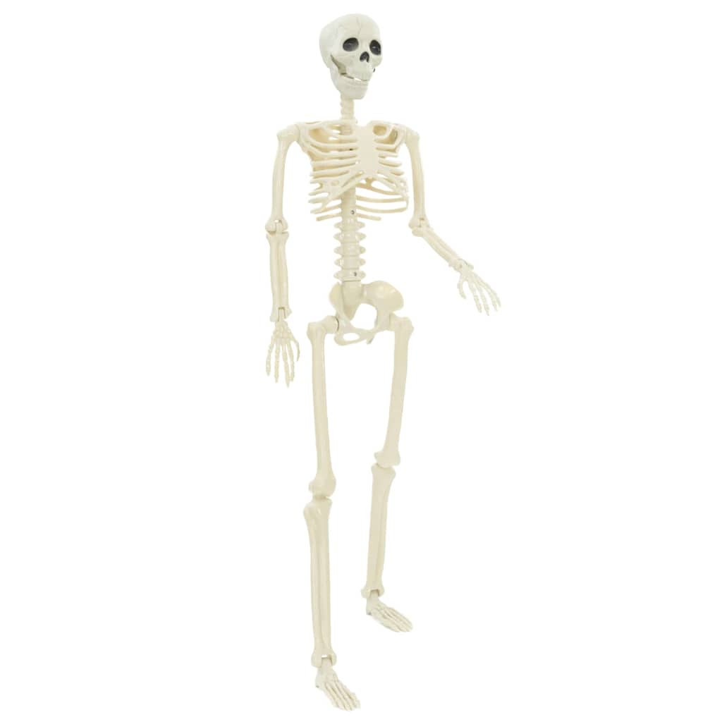 vidaXL Halloween Skeleton 2 pcs White 85 cm Polypropylene
