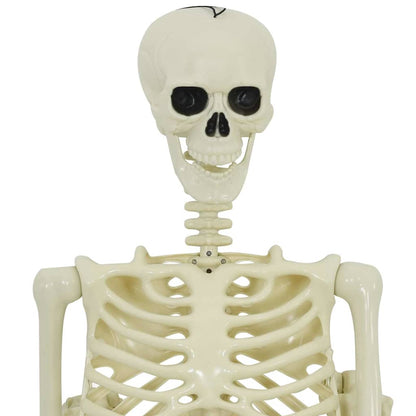 vidaXL Halloween Decoration Skeleton 2 pcs White 155 x 38.5 cm