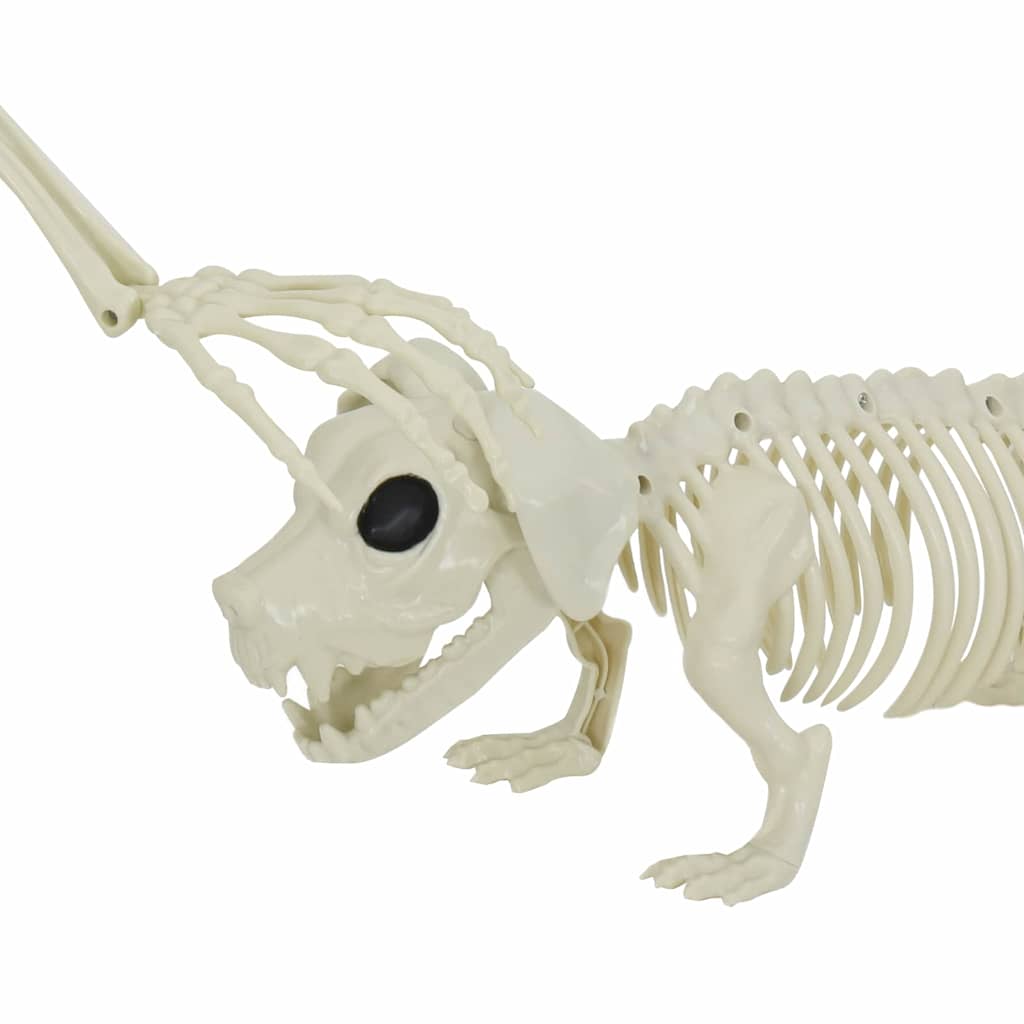 vidaXL Halloween Decoration Skeleton 2 pcs White 155 x 38.5 cm