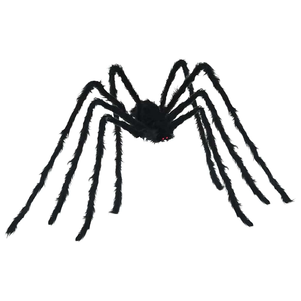 vidaXL Halloween Spider Decoration 3 pcs Black 200 cm