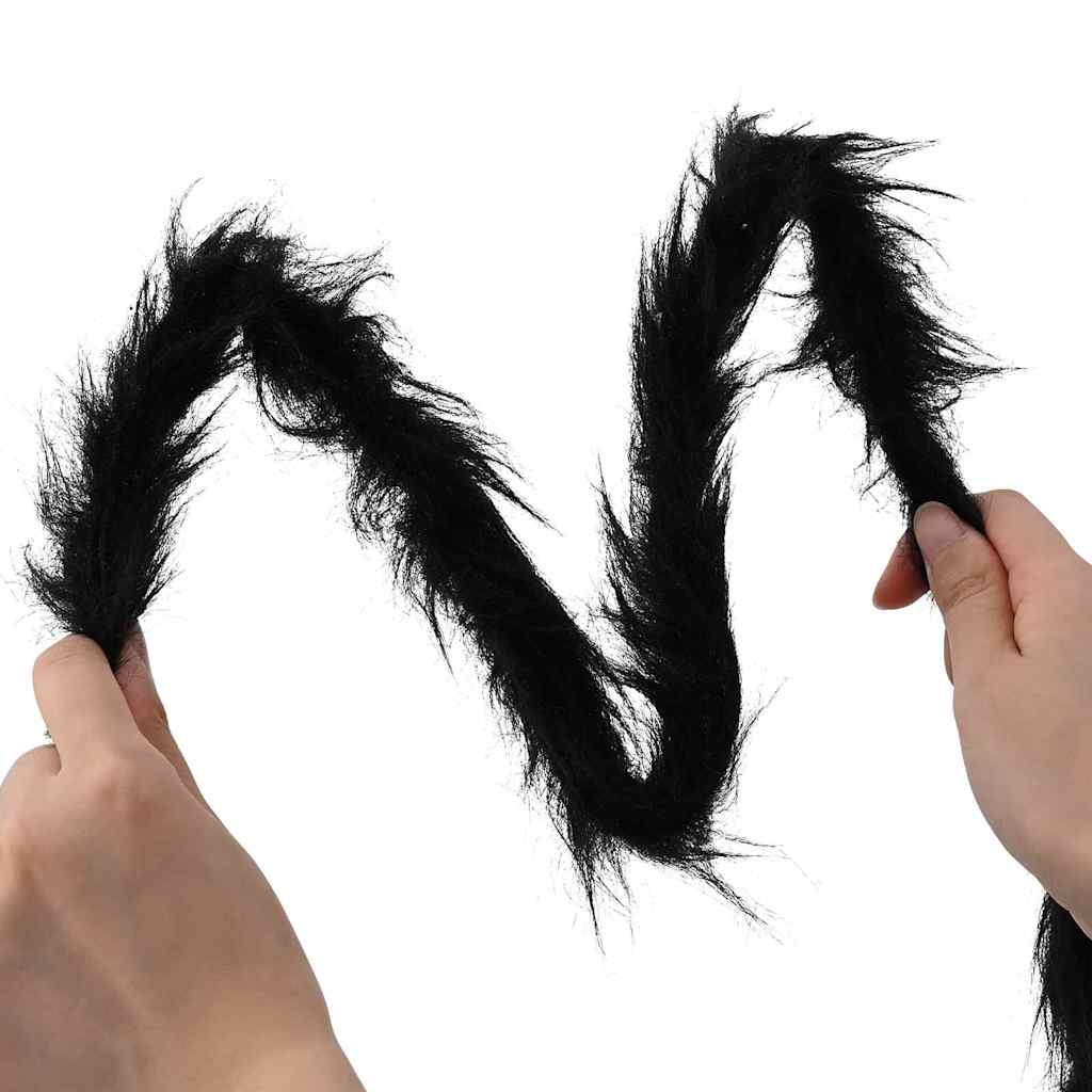 vidaXL Halloween Spider Decoration 3 pcs Black 200 cm