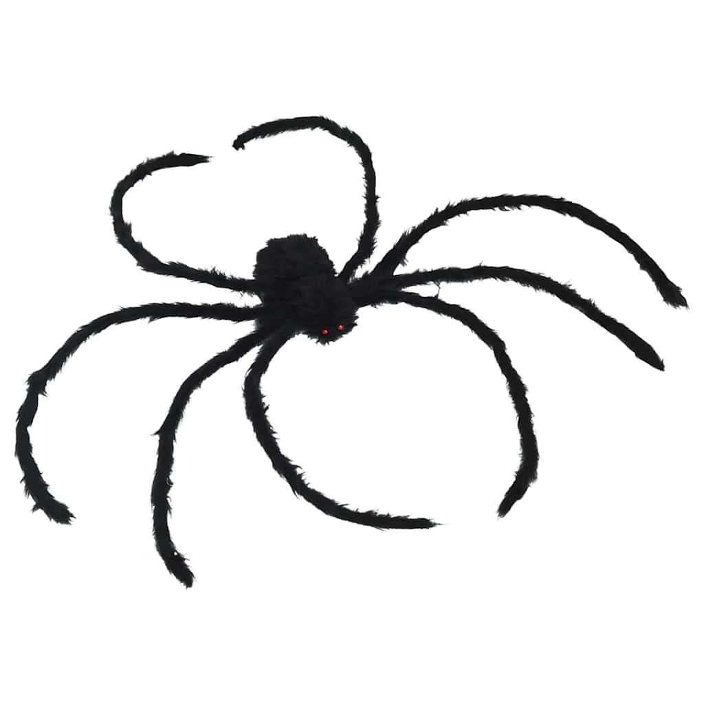 vidaXL Halloween Spider Decoration 3 pcs Black 150 cm