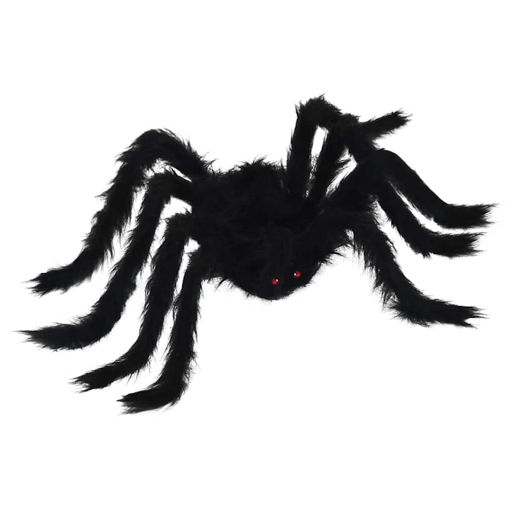 vidaXL Halloween Spider Decoration 6 pcs Black 75 cm