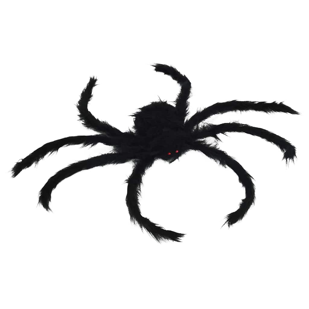vidaXL Halloween Spider Decoration 6 pcs Black 75 cm
