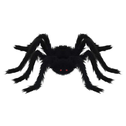 vidaXL Halloween Spider Decoration 6 pcs Black 75 cm