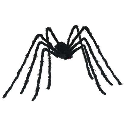 vidaXL Halloween Spider Decoration with Webs 2 pcs Black and white - 200 cm