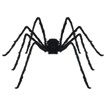 vidaXL Halloween Spider Decoration with Webs 2 pcs Black and white - 200 cm