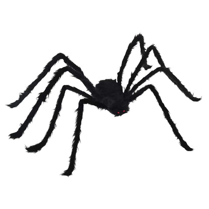 vidaXL Halloween Spider Decoration with Webs 4 pcs Black and white - 150 cm