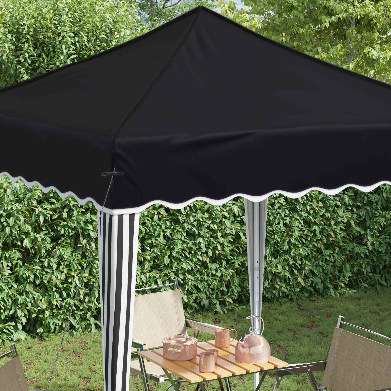 vidaXL Pop-up Party Tent 195 x 195 x 245 cm Anthracite Oxford Fabric