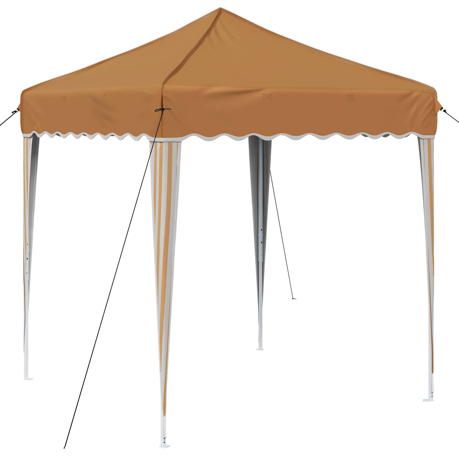 vidaXL Pop-up Party Tent 195 x 195 x 245 cm Beige Oxford Fabric