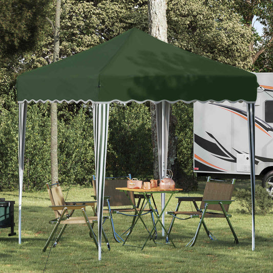 vidaXL Pop-up Party Tent 195 x 195 x 245 cm Green Oxford Fabric