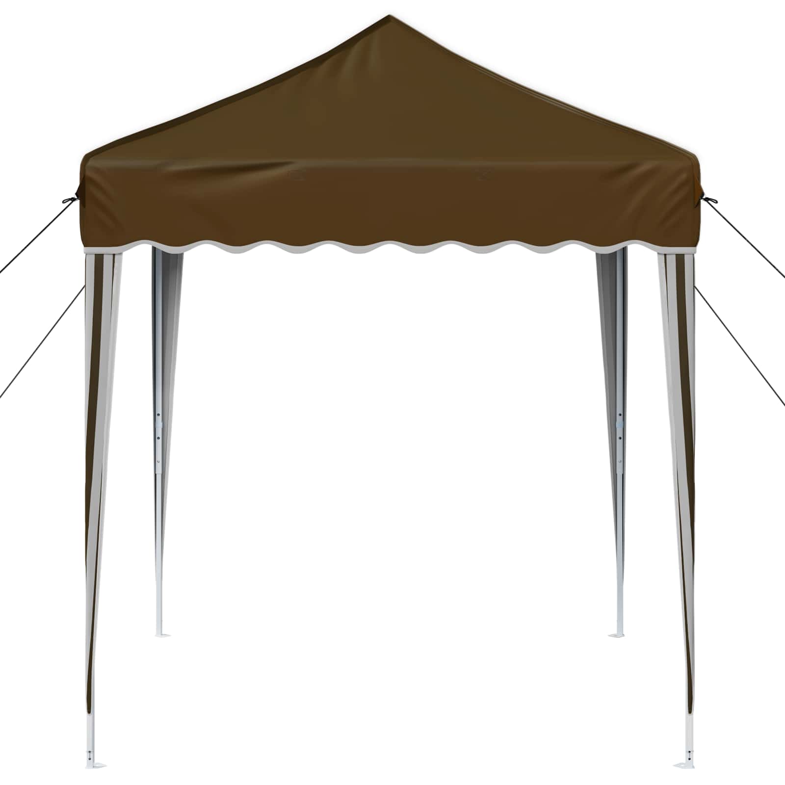 vidaXL Pop-up Party Tent 195 x 195 x 245 cm Taupe Oxford Fabric