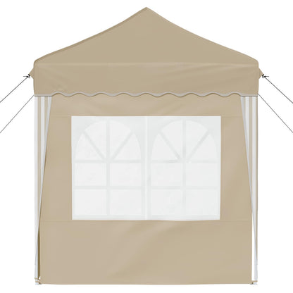 vidaXL Pop-up Party Tent 195 x 195 x 245 cm Cream Oxford Fabric - 12558