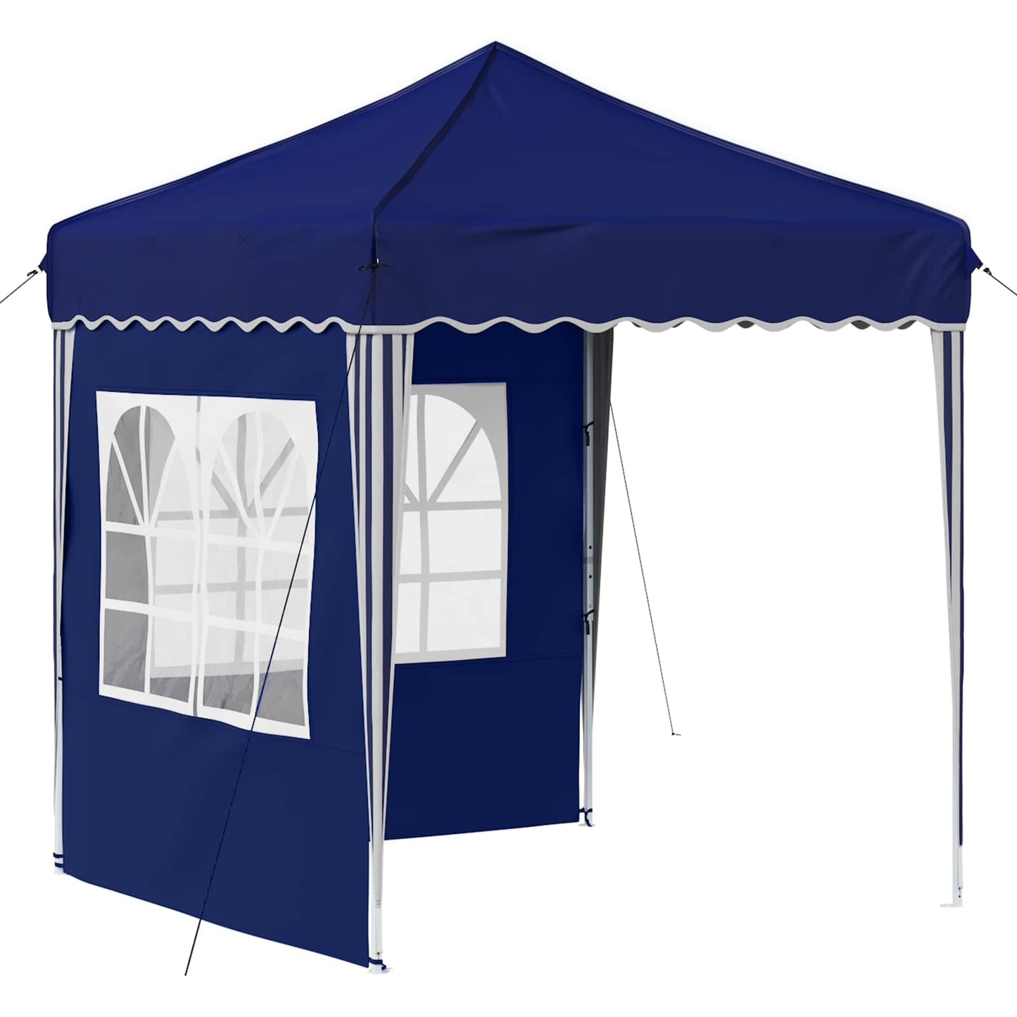 vidaXL Pop-up Party Tent 195 x 195 x 245 cm Blue Oxford Fabric - 12563