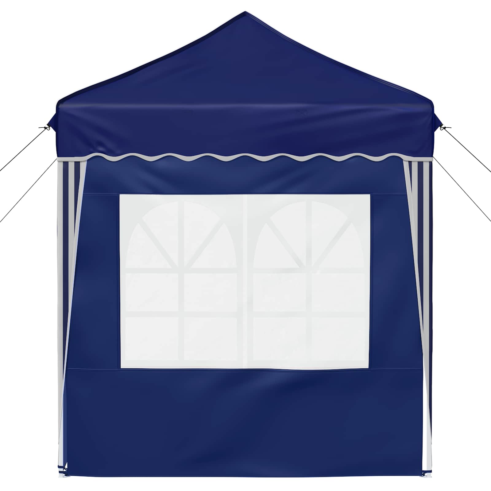 vidaXL Pop-up Party Tent 195 x 195 x 245 cm Blue Oxford Fabric - 12563