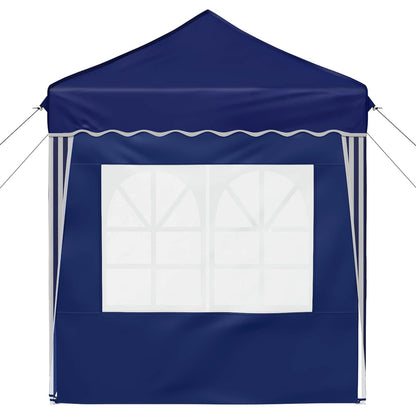 vidaXL Pop-up Party Tent 195 x 195 x 245 cm Blue Oxford Fabric - 12563