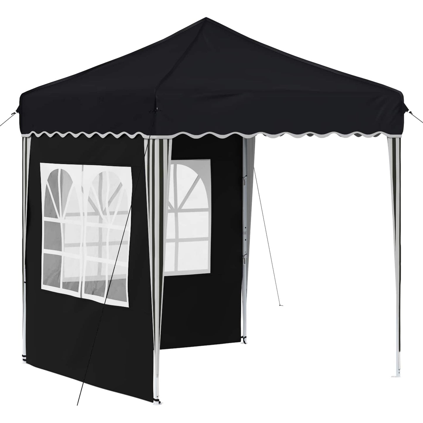 vidaXL Pop-up Party Tent 195 x 195 x 245 cm Anthracite Oxford Fabric - 12570