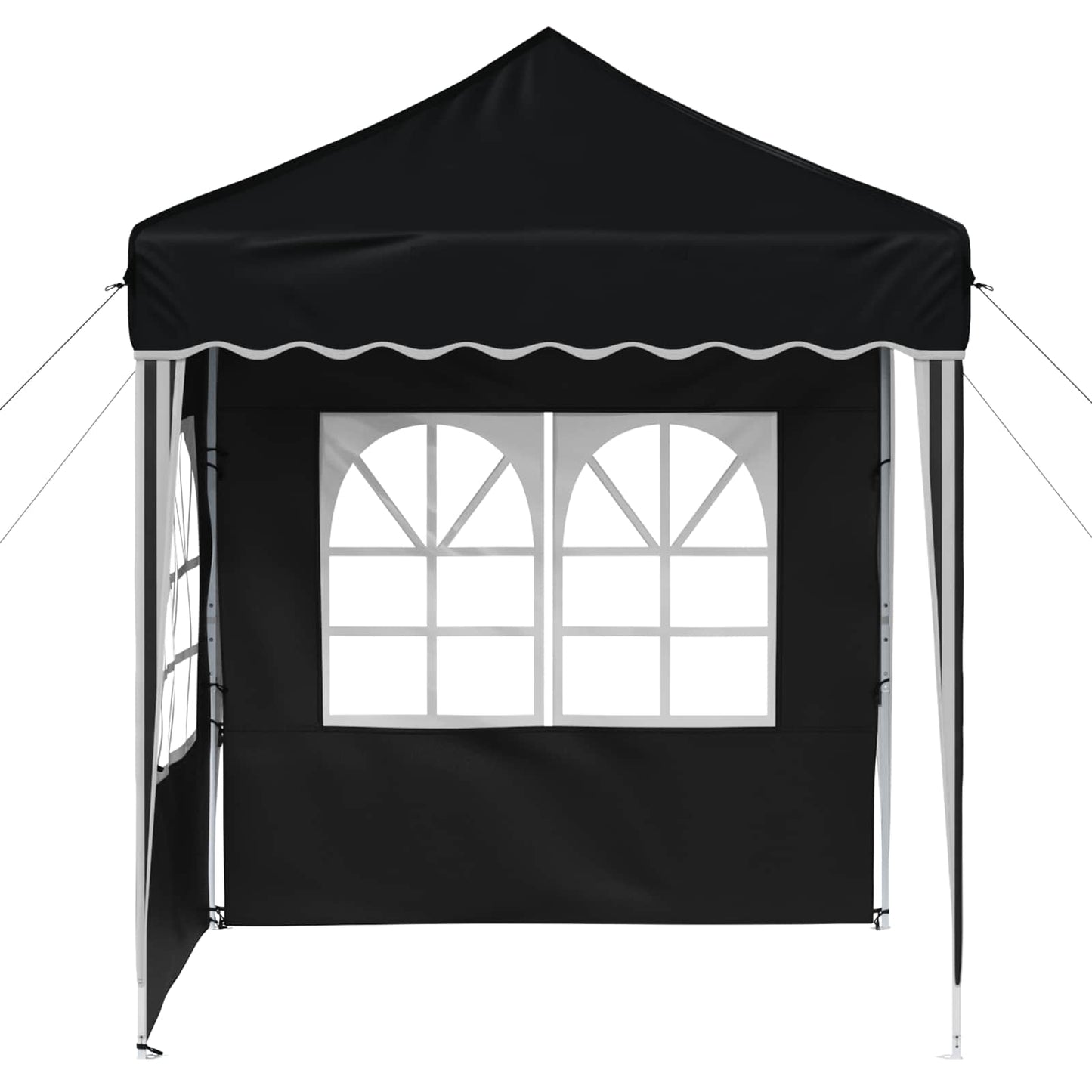 vidaXL Pop-up Party Tent 195 x 195 x 245 cm Anthracite Oxford Fabric - 12570
