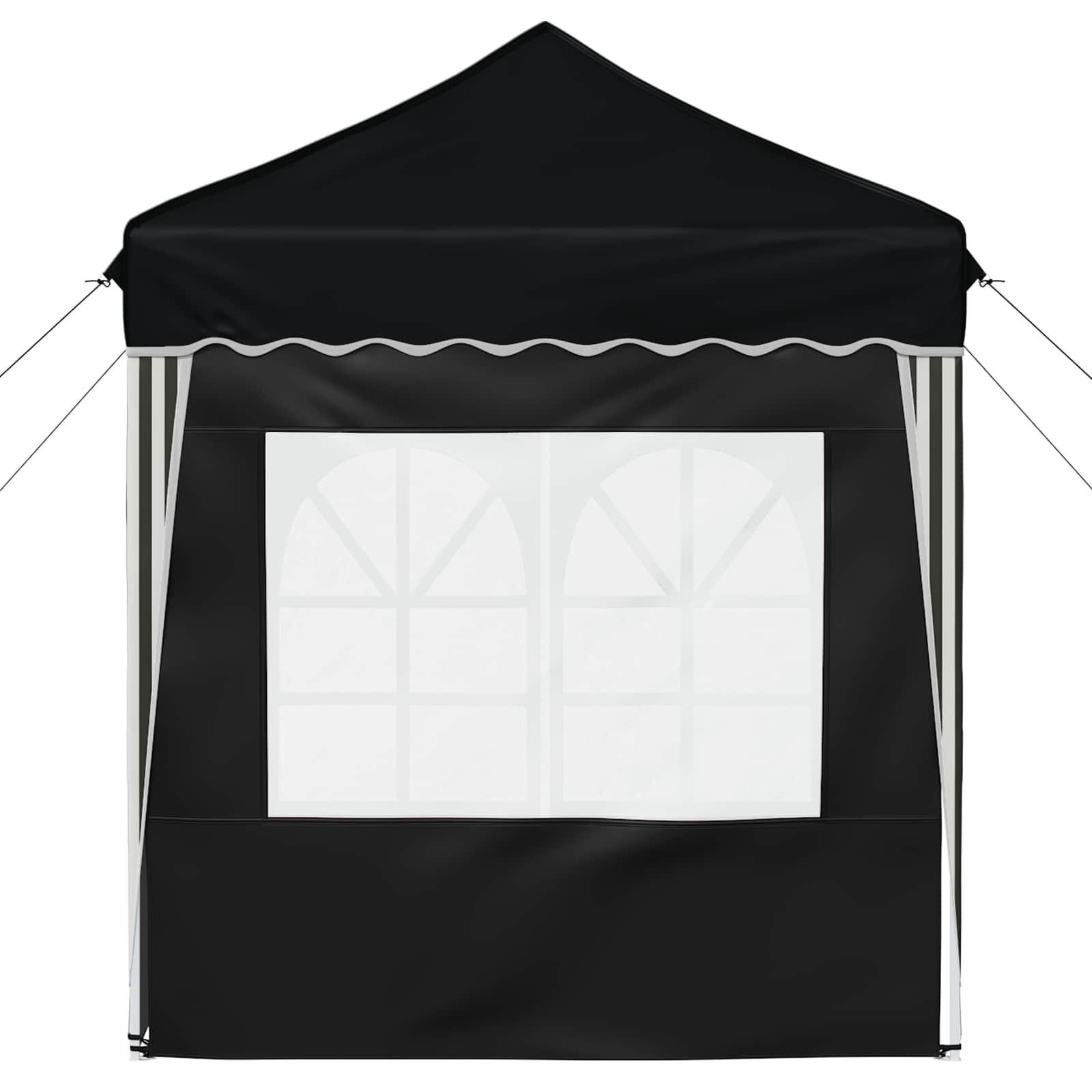 vidaXL Pop-up Party Tent 195 x 195 x 245 cm Anthracite Oxford Fabric - 12570
