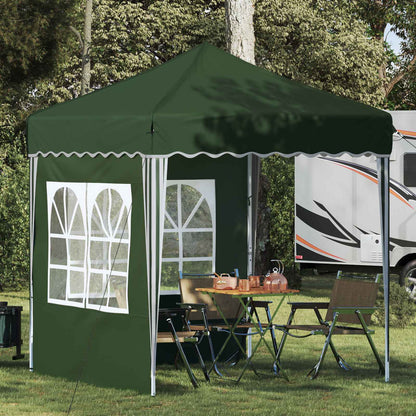 vidaXL Pop-up Party Tent 195 x 195 x 245 cm Green Oxford Fabric - 12584