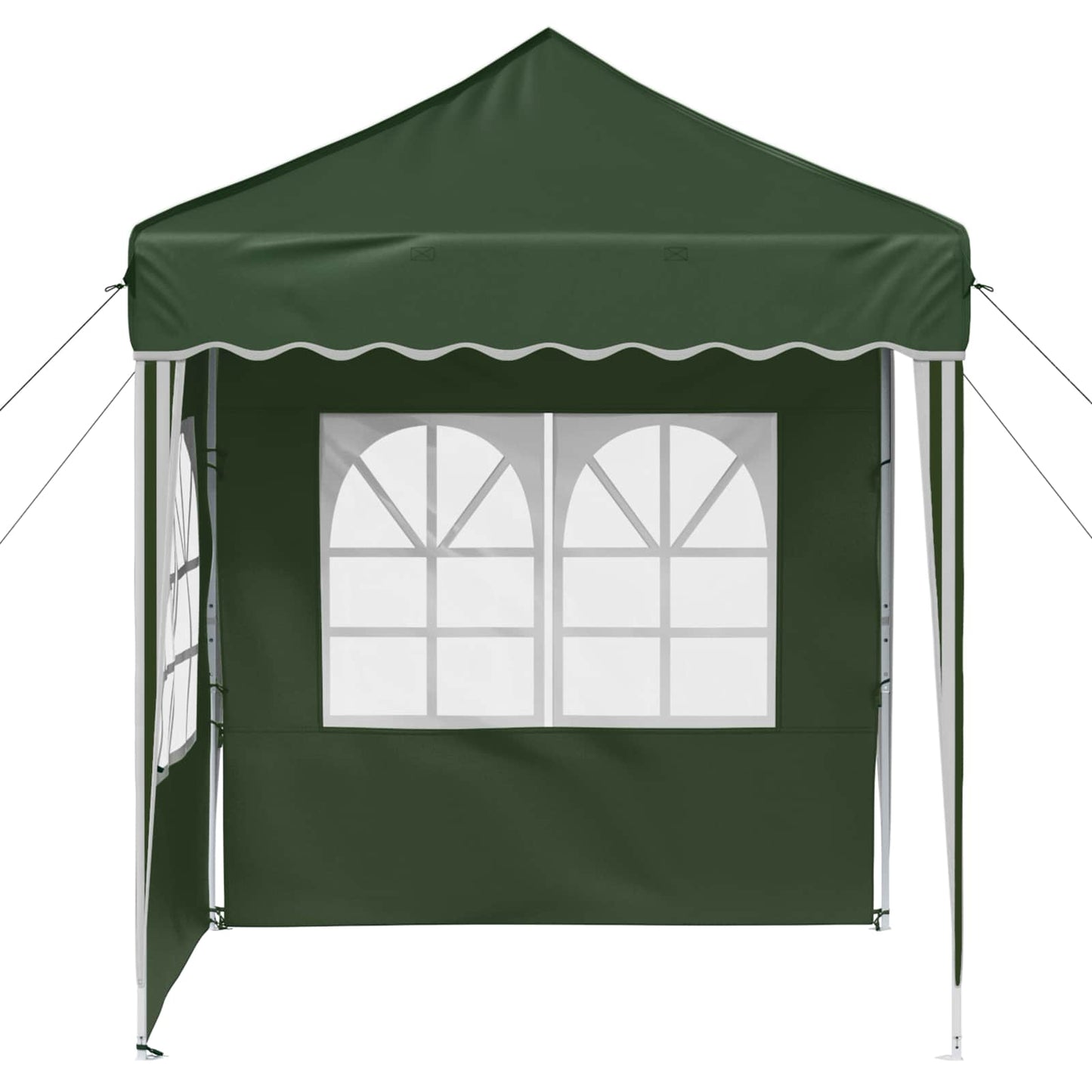 vidaXL Pop-up Party Tent 195 x 195 x 245 cm Green Oxford Fabric - 12584