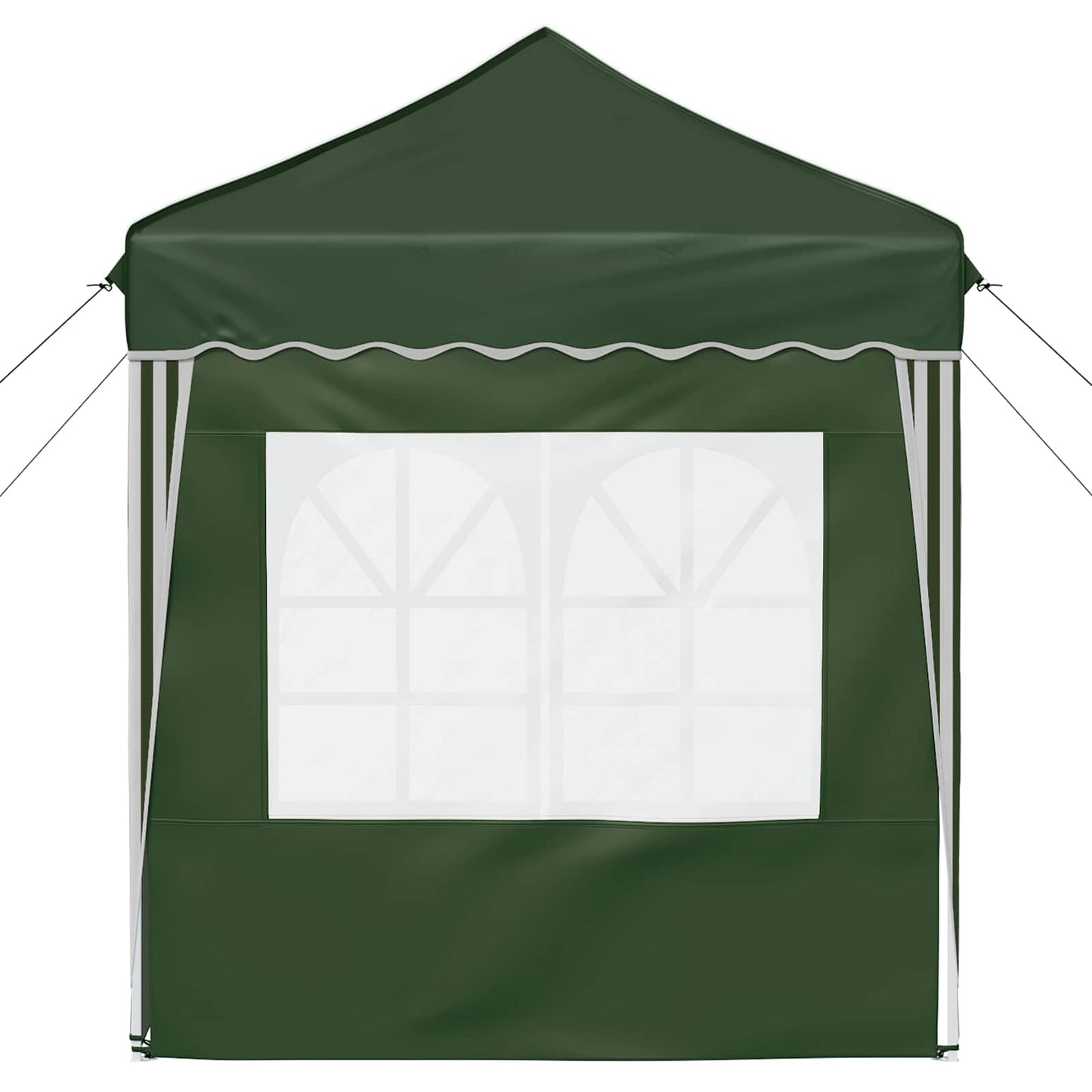 vidaXL Pop-up Party Tent 195 x 195 x 245 cm Green Oxford Fabric - 12584