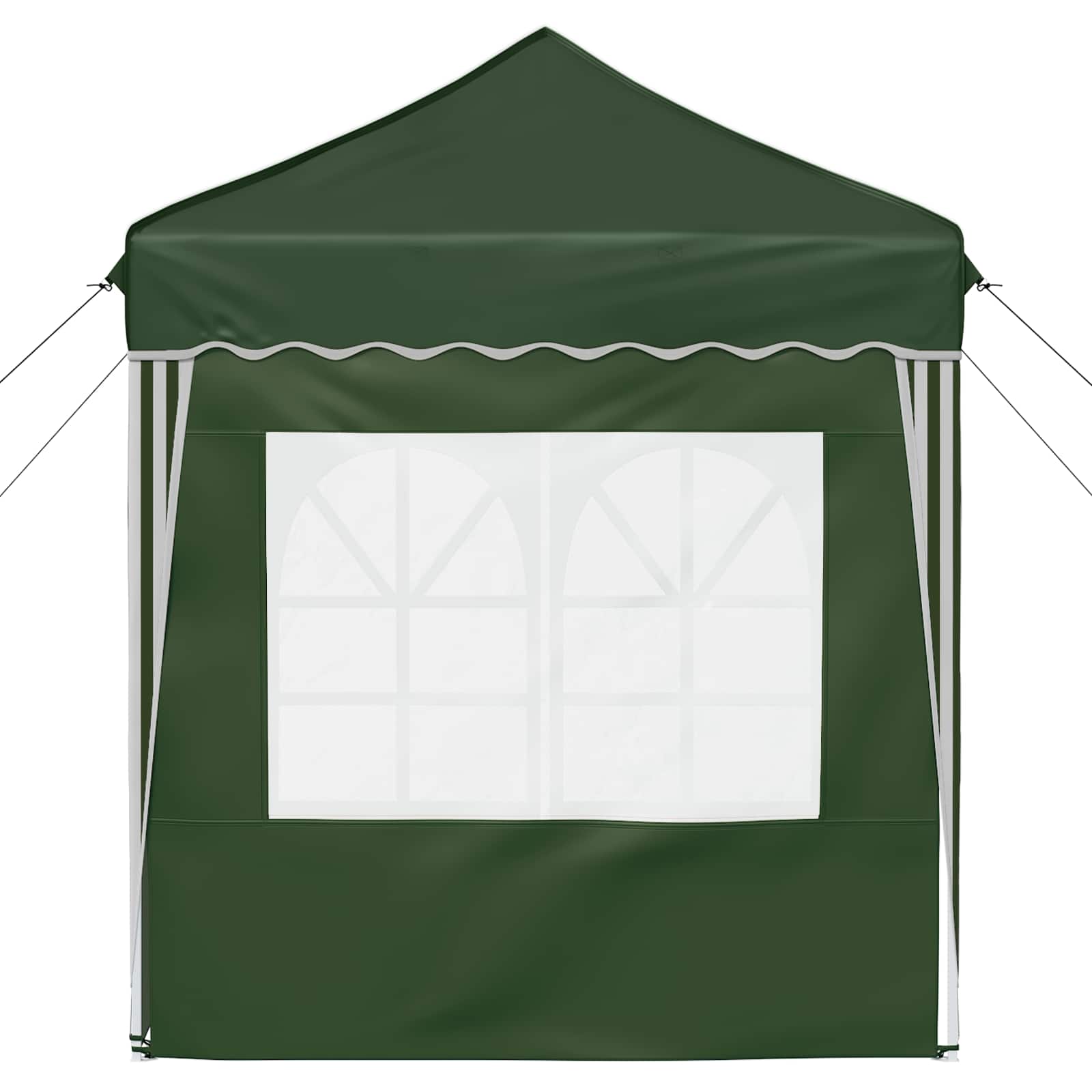 vidaXL Pop-up Party Tent 195 x 195 x 245 cm Green Oxford Fabric - 12584