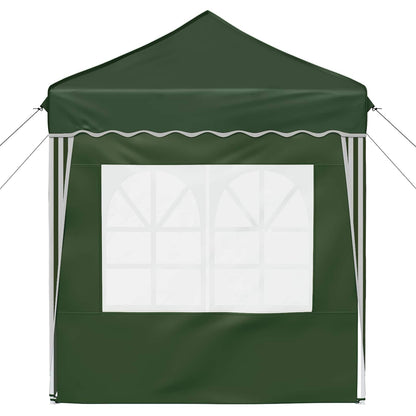 vidaXL Pop-up Party Tent 195 x 195 x 245 cm Green Oxford Fabric - 12584