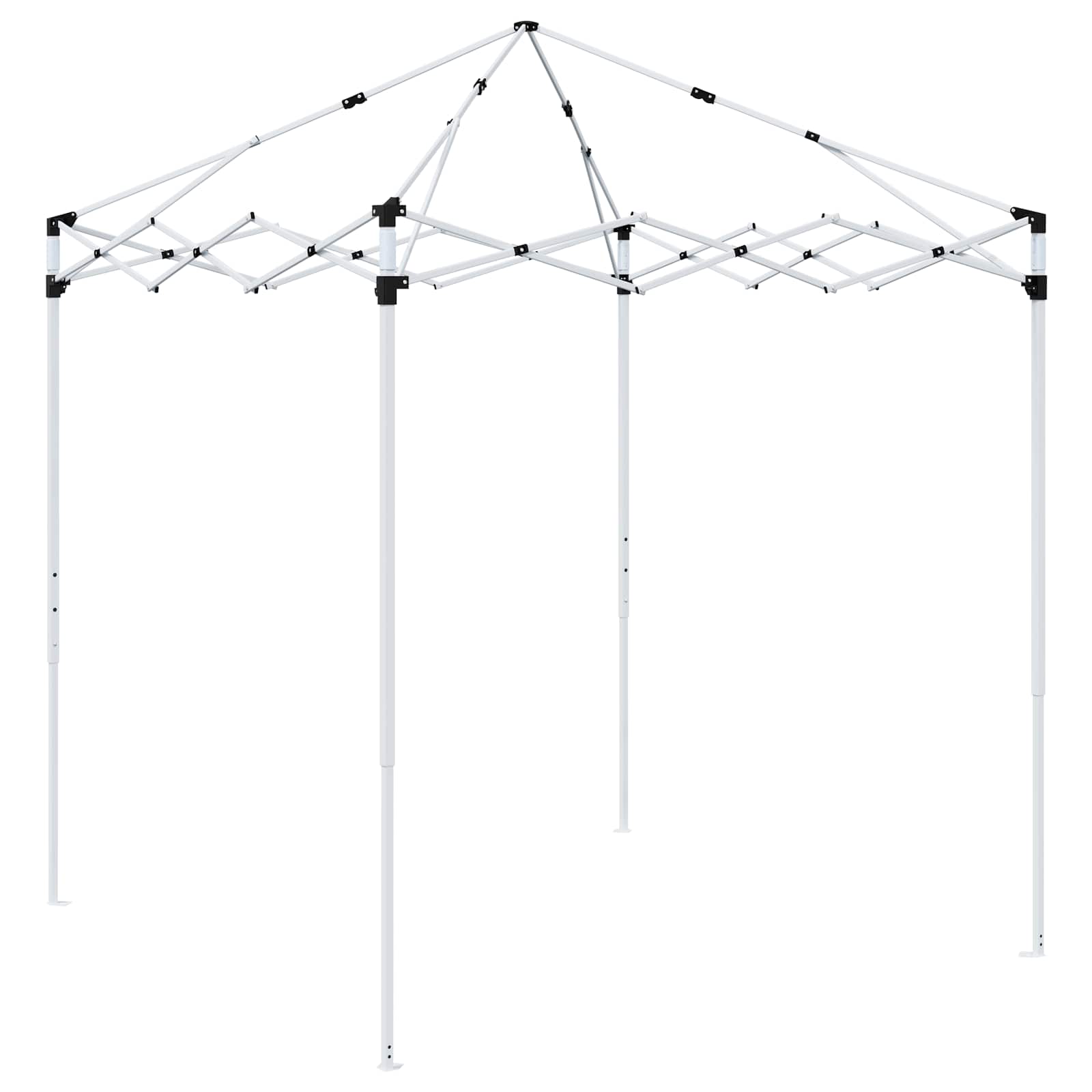 vidaXL Pop-up Party Tent 195 x 195 x 245 cm Taupe Oxford Fabric - 12585