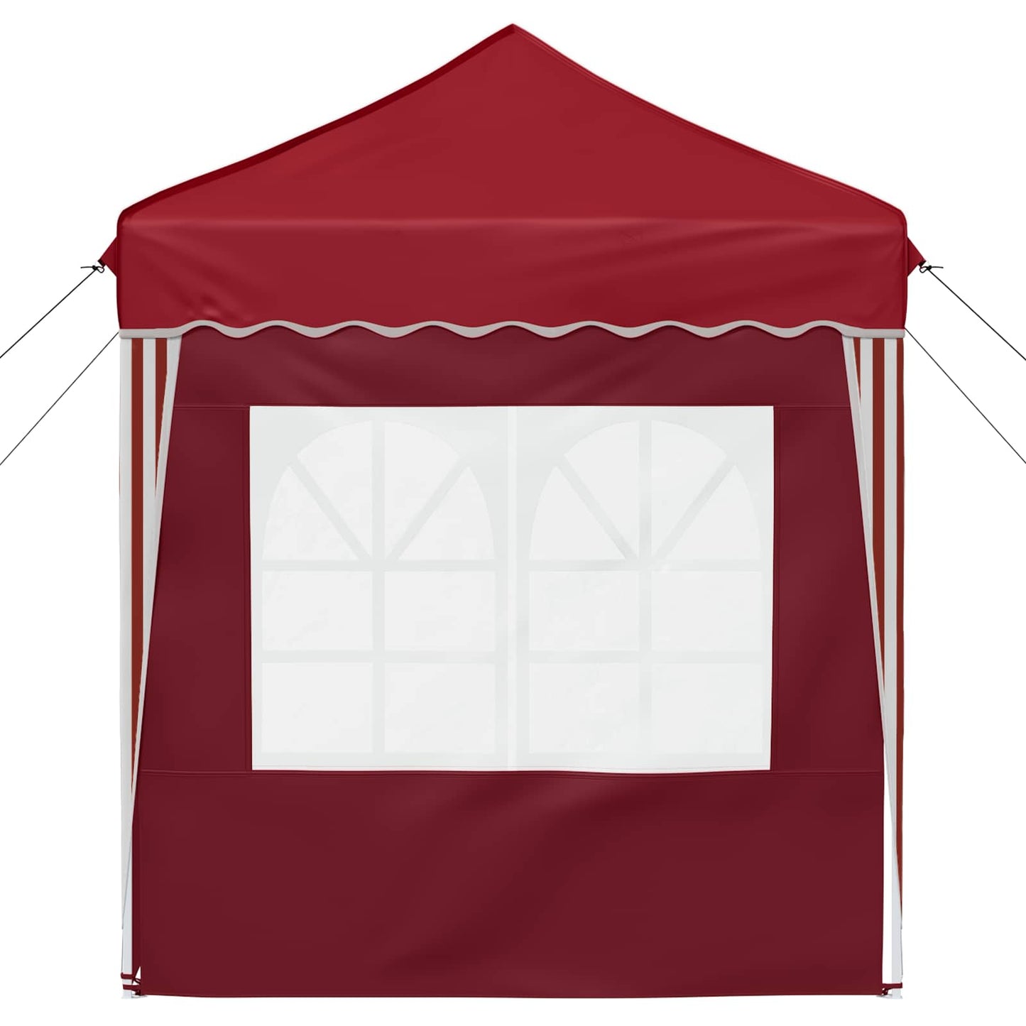 vidaXL Pop-up Party Tent 195 x 195 x 245 cm Burgundy Oxford Fabric - 12594