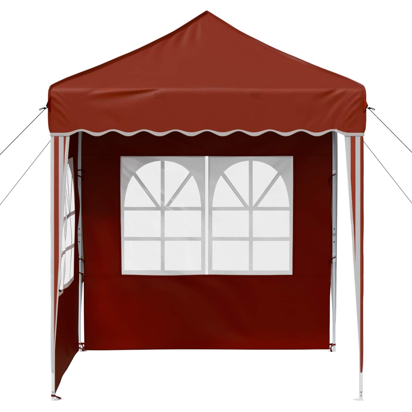 vidaXL Pop-up Party Tent 195 x 195 x 245 cm Terracotta Oxford Fabric - 12610