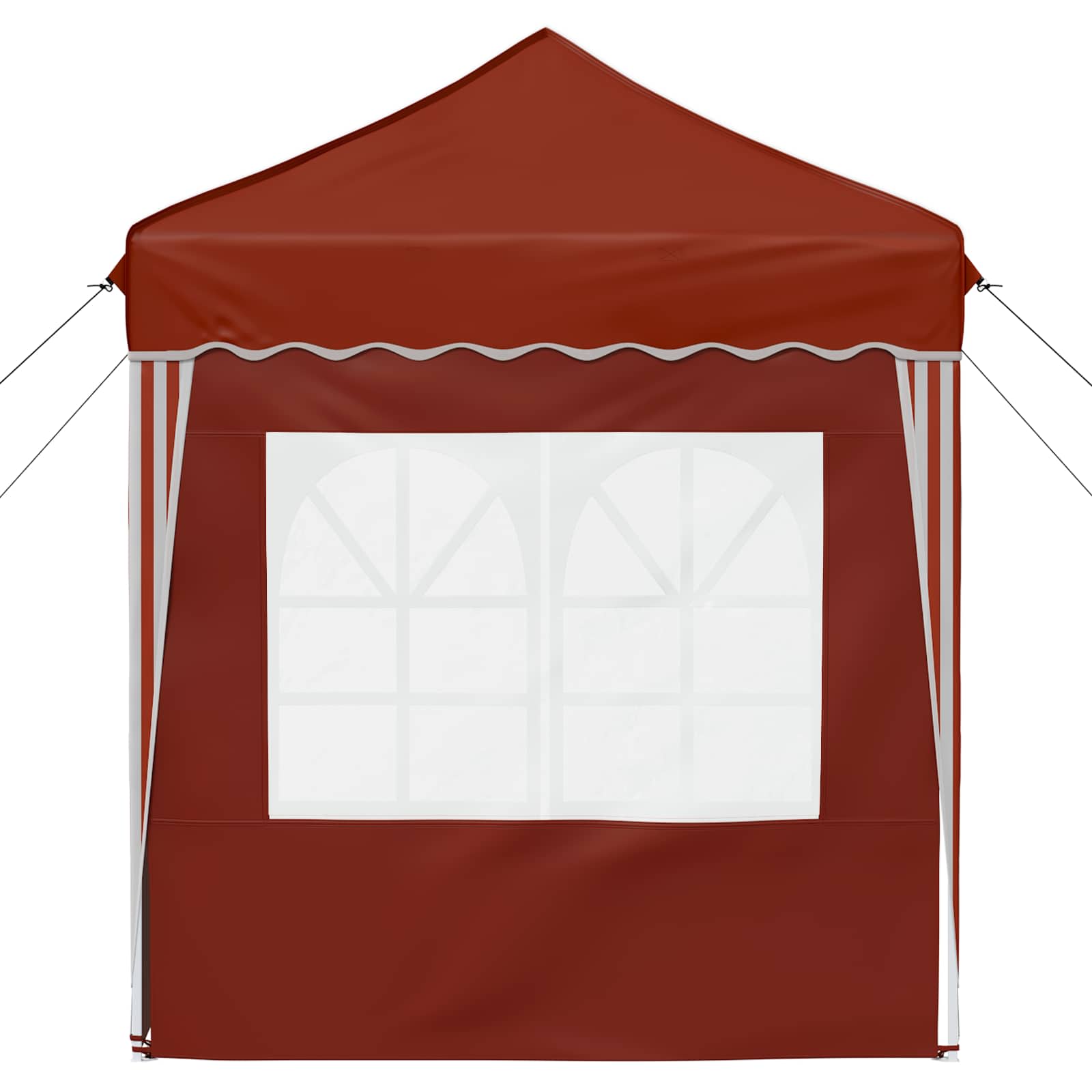 vidaXL Pop-up Party Tent 195 x 195 x 245 cm Terracotta Oxford Fabric - 12610