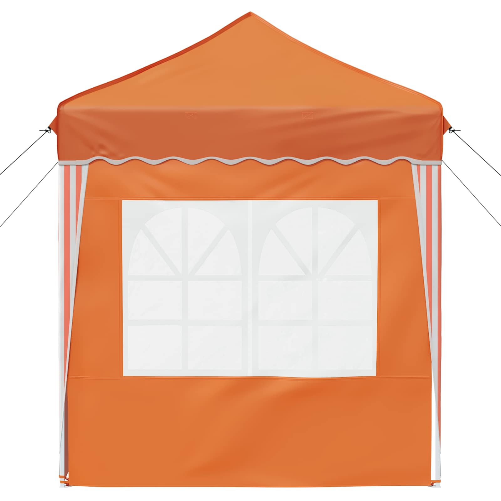 vidaXL Pop-up Party Tent 195 x 195 x 245 cm Orange Oxford Fabric - 12612