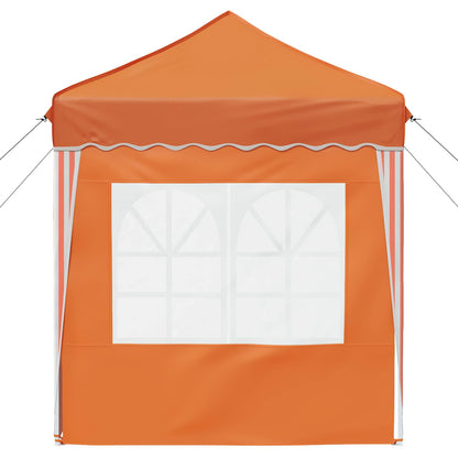 vidaXL Pop-up Party Tent 195 x 195 x 245 cm Orange Oxford Fabric - 12612
