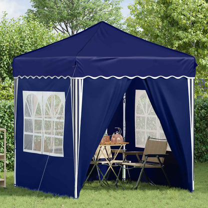 vidaXL Pop-up Party Tent 195 x 195 x 245 cm Blue Oxford Fabric - 12623