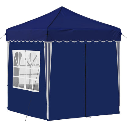 vidaXL Pop-up Party Tent 195 x 195 x 245 cm Blue Oxford Fabric - 12623
