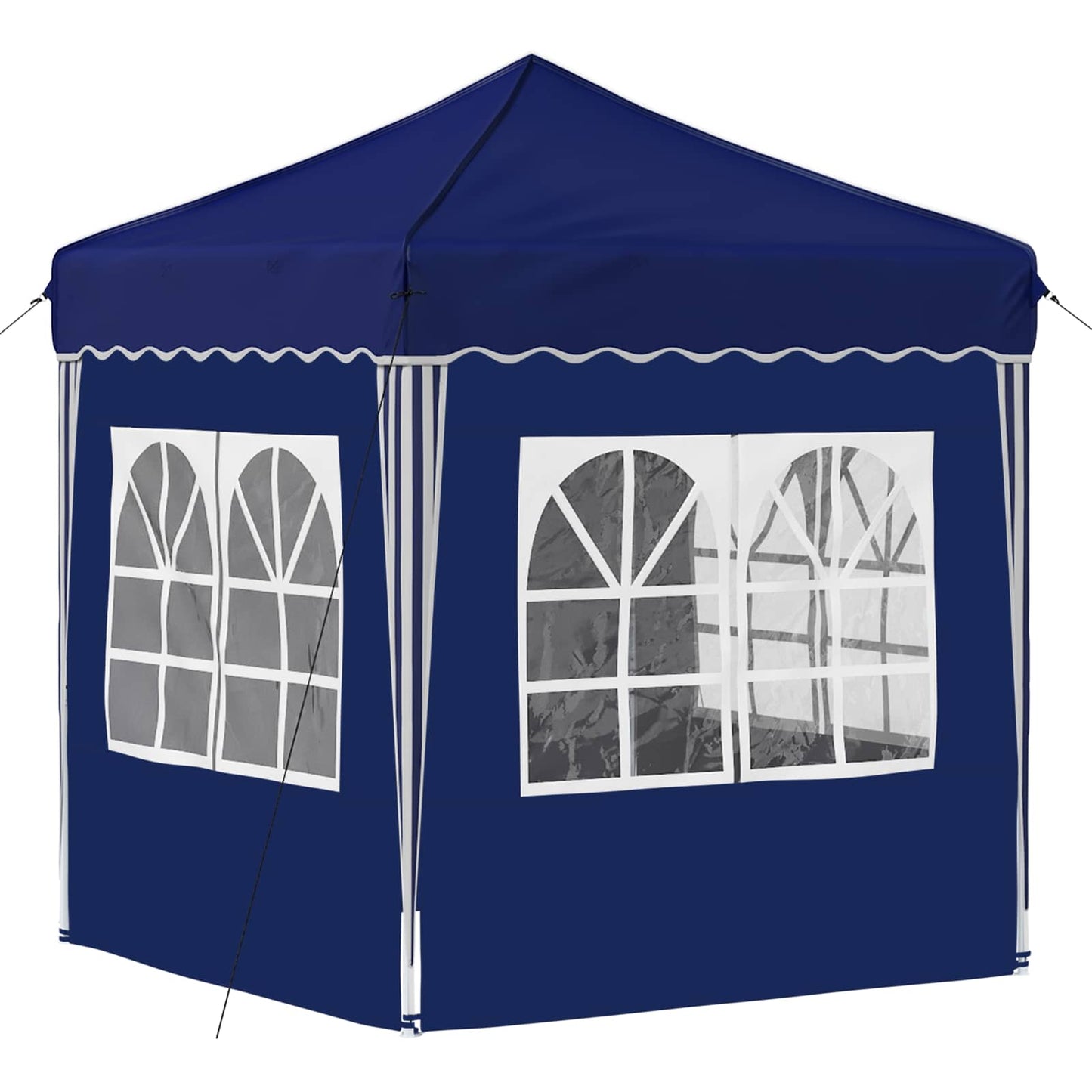 vidaXL Pop-up Party Tent 195 x 195 x 245 cm Blue Oxford Fabric - 12623