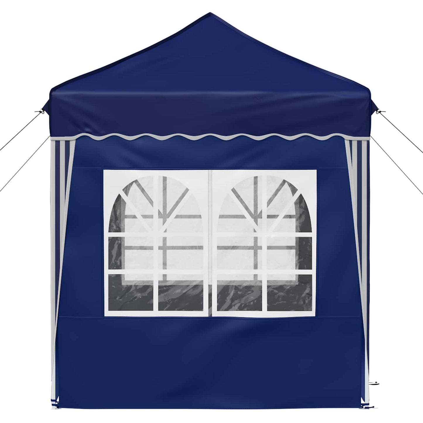 vidaXL Pop-up Party Tent 195 x 195 x 245 cm Blue Oxford Fabric - 12623