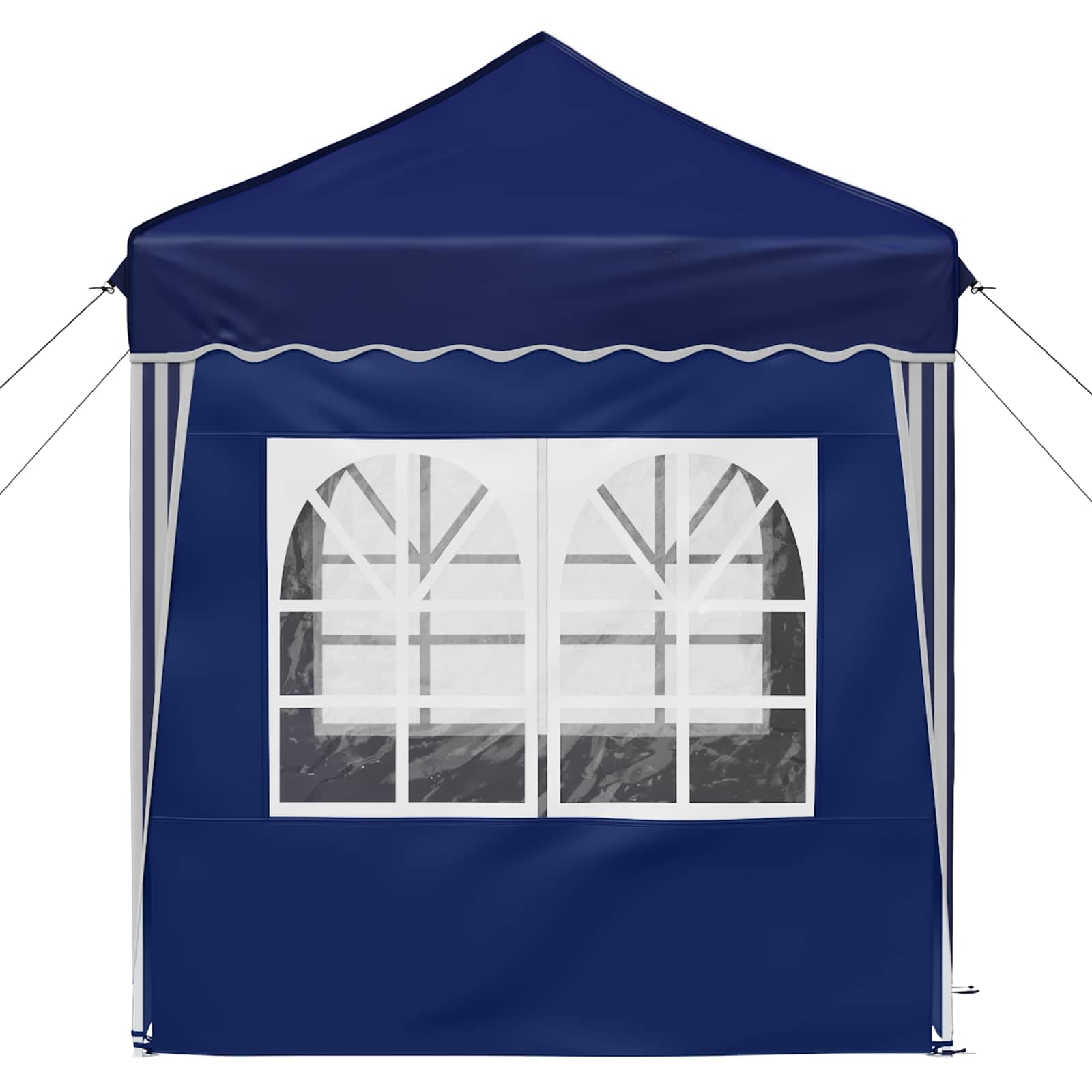 vidaXL Pop-up Party Tent 195 x 195 x 245 cm Blue Oxford Fabric - 12623